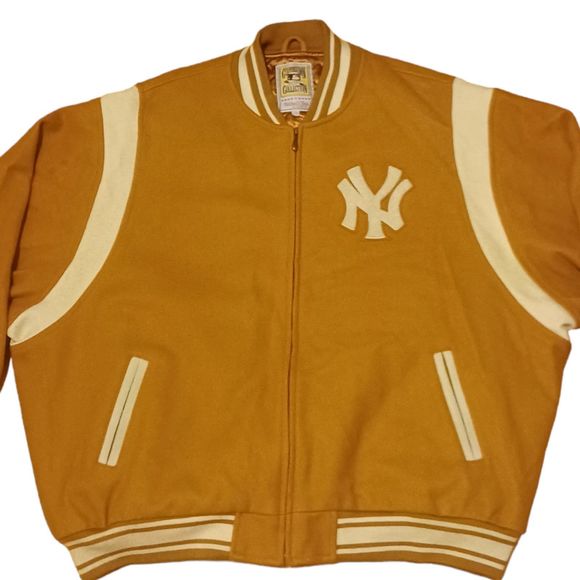 Mitchell & Ness Vintage 2006 Wool NY Yankees Quilted Jacket Men's Size 5… - Picture 2 of 11